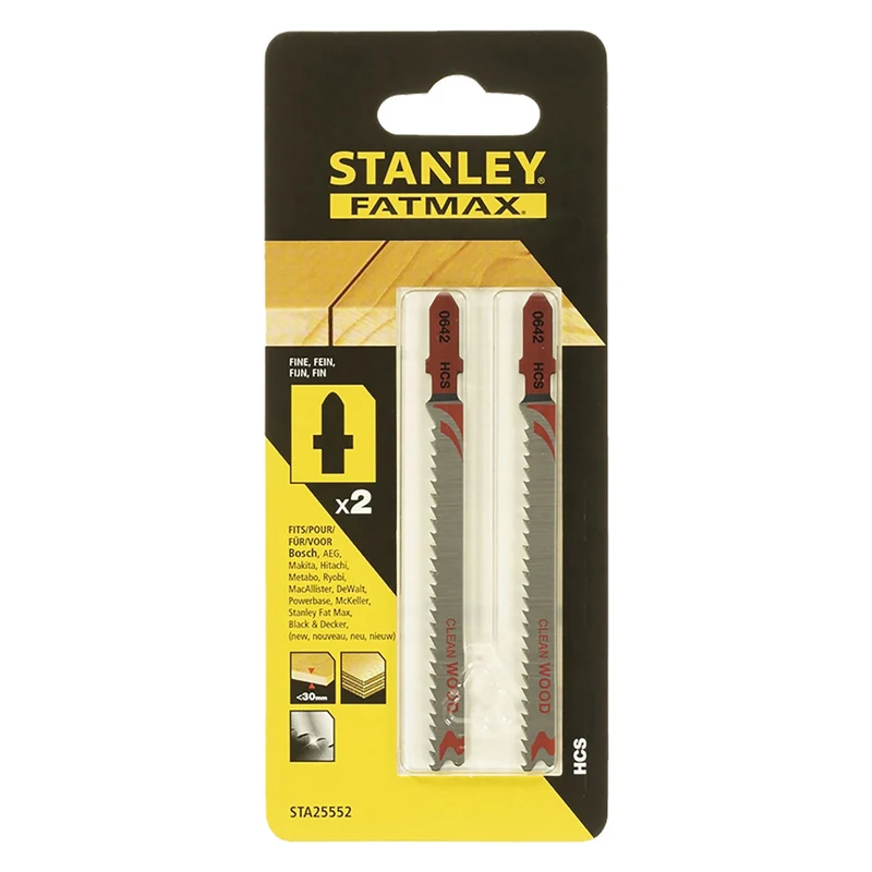 Stanley lama 83x1,52mm curvilinea per legno