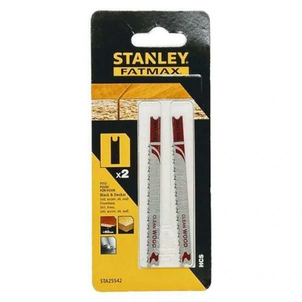Stanley lame 75x2mm tagli curvilinei legno U